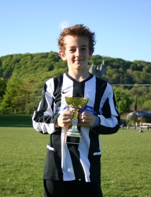 Tom Lockyer playing for Radyr Rangers in the early noughties