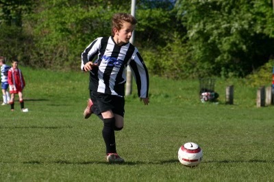 Tom Lockyer playing for Radyr Rangers in the early noughties